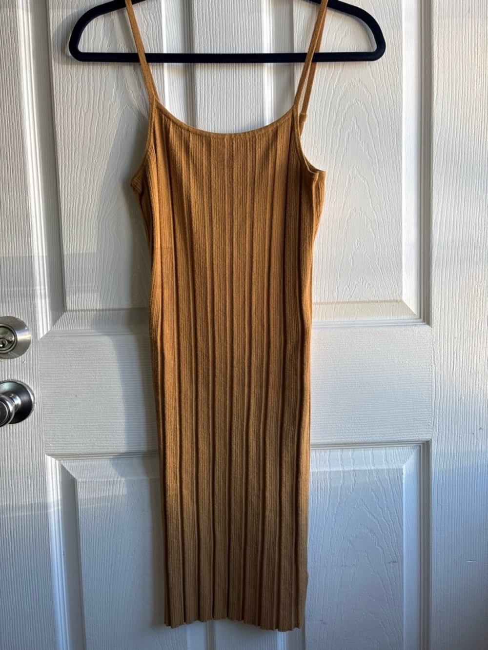 House of Harlow 1960 Brown Ribbed Knit Midi Dress Small